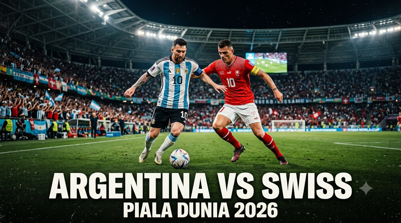 Argentina vs Swiss Piala Dunia 2026 Menjadi Pertandingan Wajib Tonton Lewat Streaming HD dari Jalalive