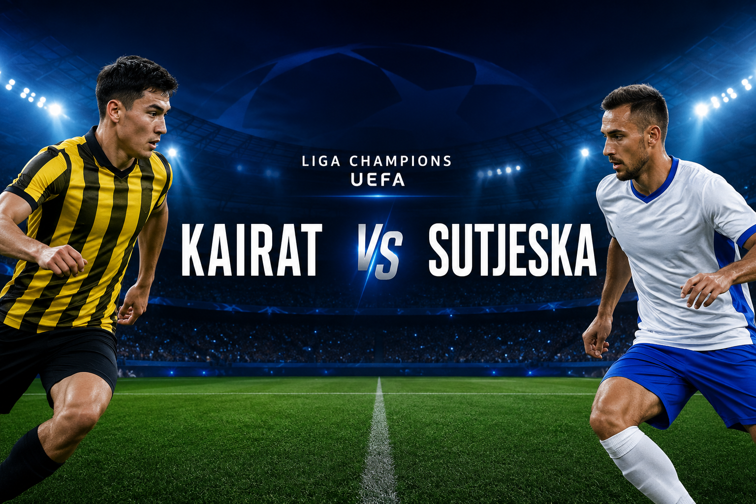 Live Streaming Kairat vs Sutjeska Liga Champions UEFA Malam Ini di Jalalive – Saksikan Perebutan Langkah Awal Menuju Panggung Eropa