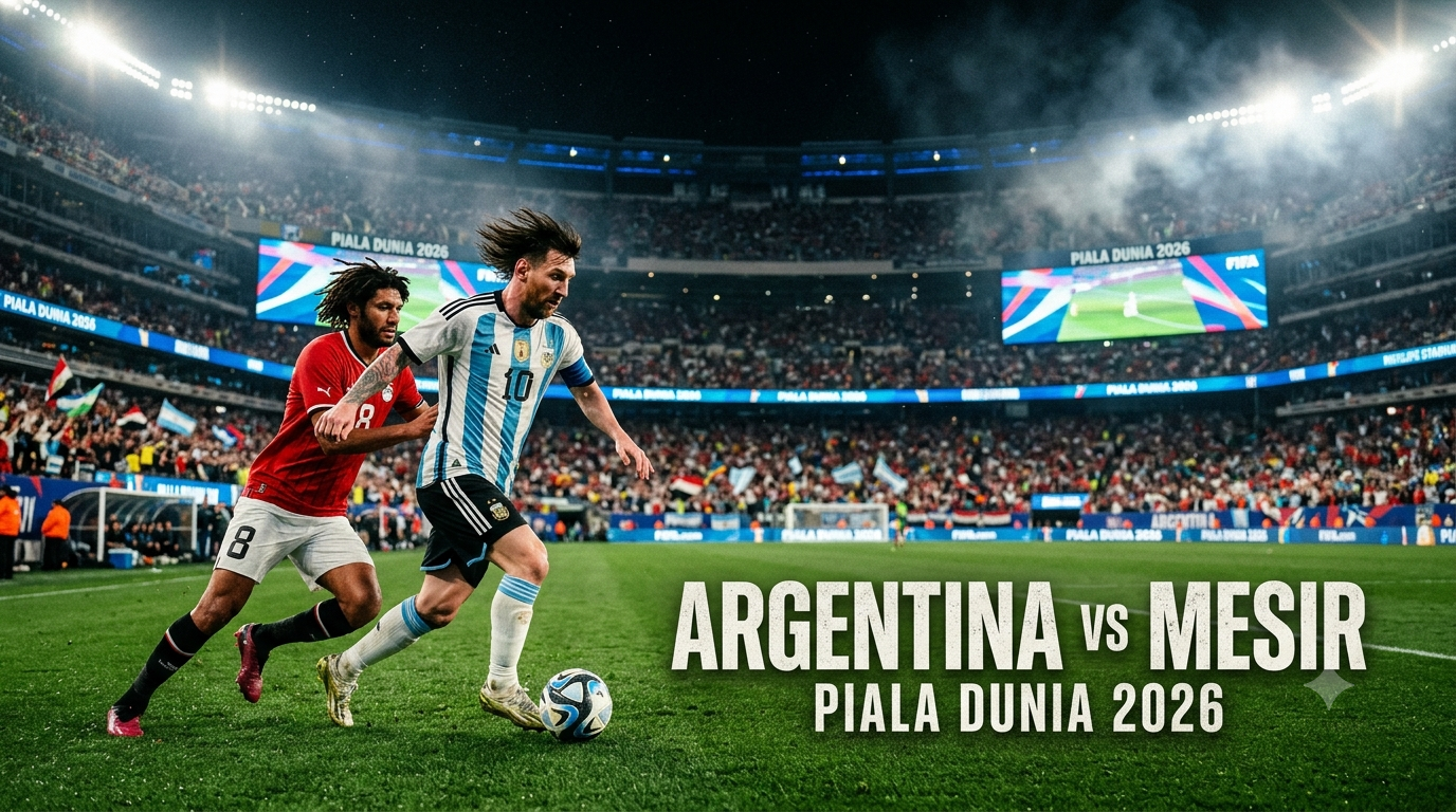 Malam Ini Argentina vs Mesir Piala Dunia 2026 Pukul 23.00 WIB: Jalalive Menjadi Pilihan Streaming untuk Menikmati Atmosfer Babak 16 Besar Dunia